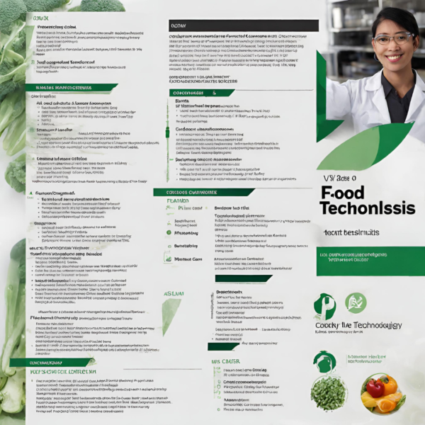 CV for Food Technologist